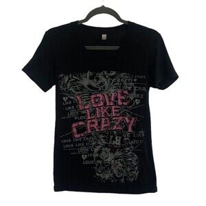 American Apparel T Shirt Womens Medium Lee Brice Love Like Crazy Country Top